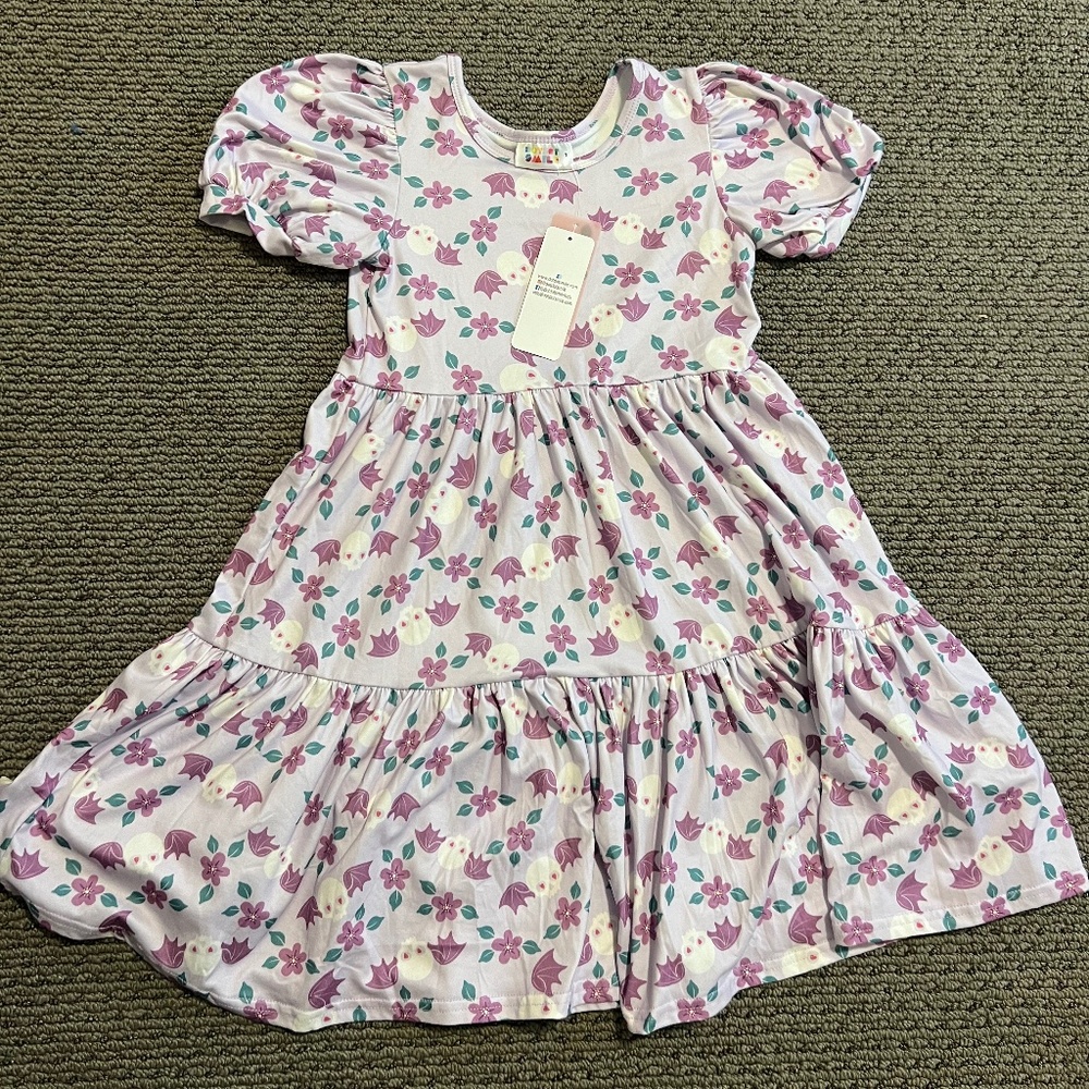 Dot Dot Smile  Purple Dress